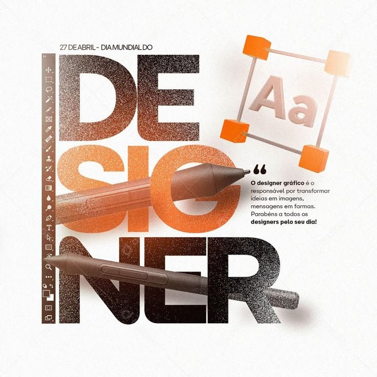 É Responsável Por Transformar Ideias Em Imagens Dia Mundial Do Designer Gráfico Social Media PS